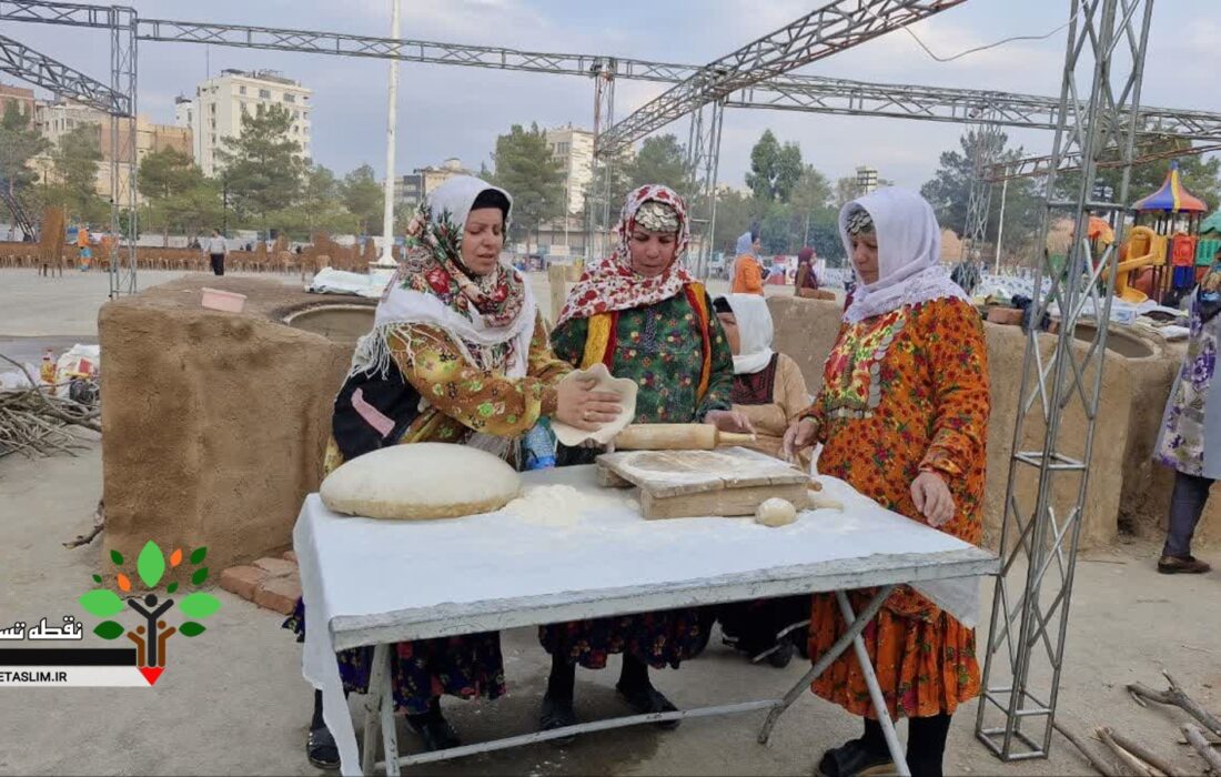 حضور بانوان روستایی قزوین در دومین جشنواره ملی نان + فیلم