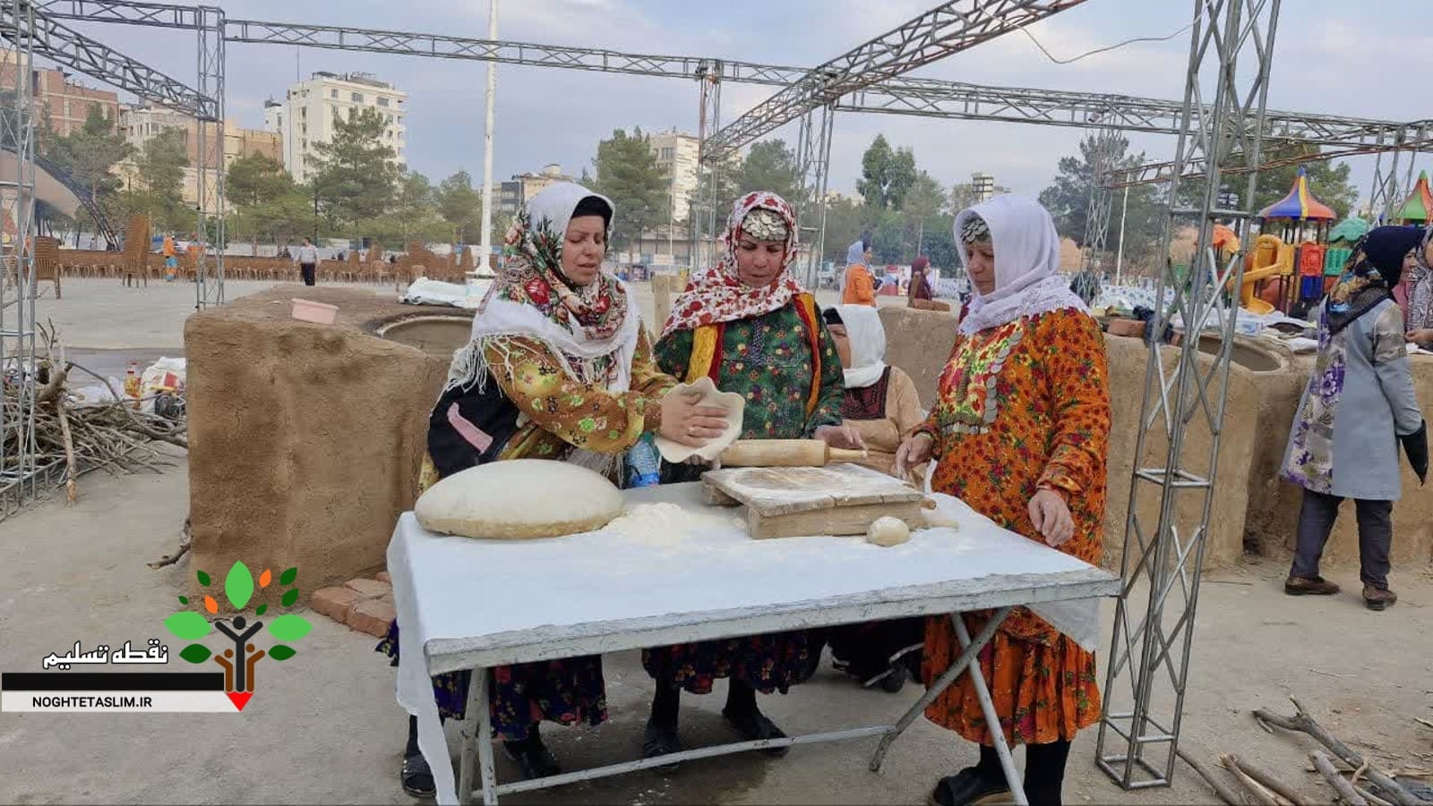 حضور بانوان روستایی قزوین در دومین جشنواره ملی نان + فیلم