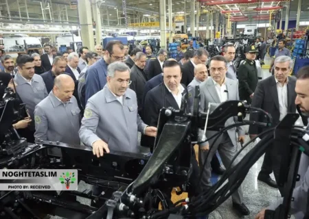 بازدید معاون رییس جمهور از شرکت بهمن دیزل/تاکید بر رفع موانع تولید