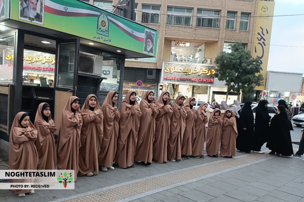 خیابان خیام قزوین میزبان بانوان محجبه در روز عفاف و حجاب