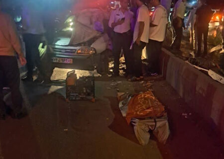 تصادف مرگبار در جاده اقبالیه