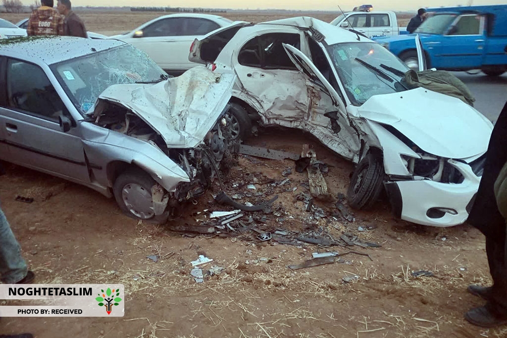 مرگ زن ۵۰ ساله در اثر تصادف کوییک و پژو در قزوین