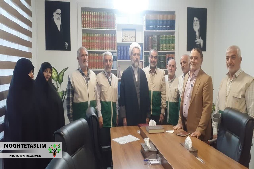 دیدار مدیر کانون‌های خدمت رضوی قزوین با نماینده ولی فقیه