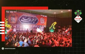 جوانان عزادار قزوین در سالروز شهادت امام جعفر صادق (ع)