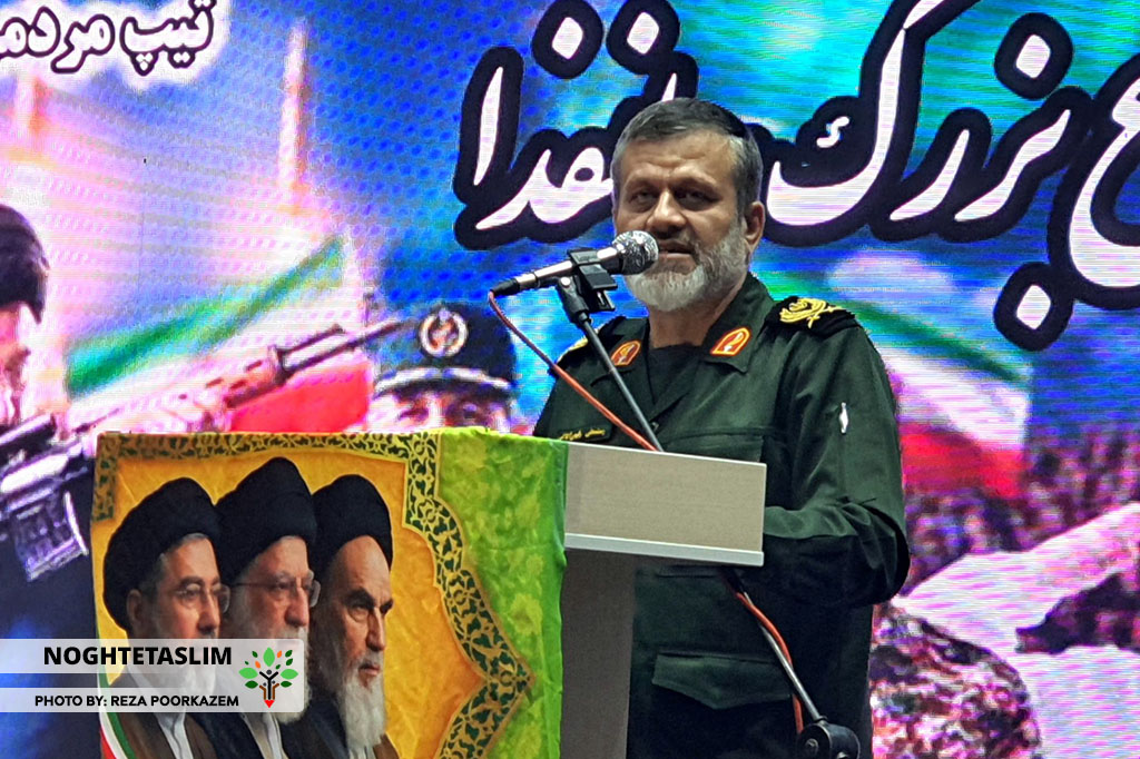 فرمانده سپاه قزوین: ۶۷۰۰ رزمنده روزانه طی ایام جنگ در میدان بودند