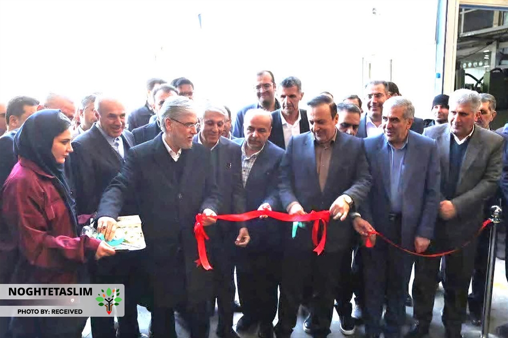 افتتاح طرح توسعه و خط تولید دستگاه فرز CNC در شرکت «مژده وصل شیراز» قزوین