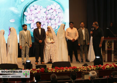 عکس | جشن ازدواج ۱۰۰ زوج قزوینی در مراسم وصال شیرین
