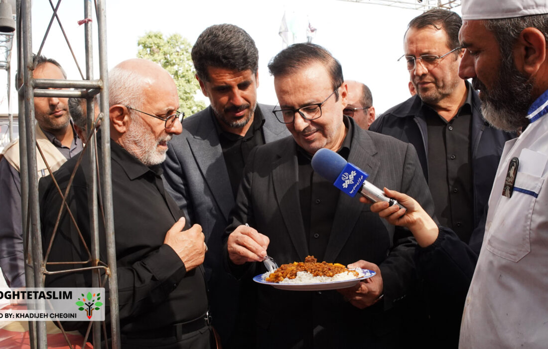 عکس | بازدید «محمد نوذری» استاندار قزوین از مواکب تشییع رهبر شهید