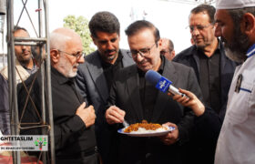 عکس | بازدید «محمد نوذری» استاندار قزوین از مواکب تشییع رهبر شهید