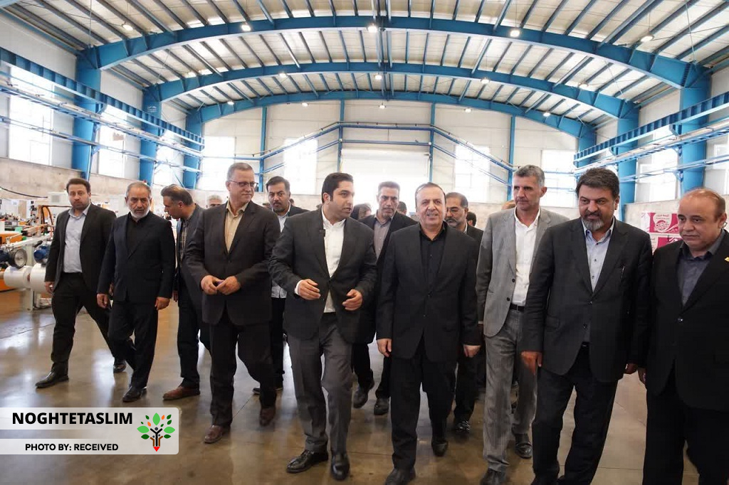 بازدید استاندار قزوین و مدیران عالی اقتصادی استان از شرکت الکاپلاستیک بازدید استاندار قزوین و مدیران عالی اقتصادی استان از شرکت الکاپلاستیک